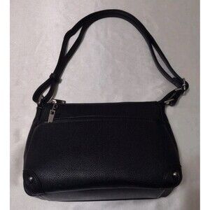 WESTBRONCO Crossbody Woman's Shoulder Bag Black Faux Leather Medium